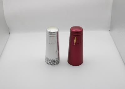 中国 Embossed aluminum foil cap for champagne bottle customized color aluminum foil wine capsule champagne foil capsul 販売のため