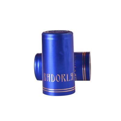 China custom wine bottle shrink caps bottle capsules wine pvc shrink capsule for sale