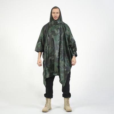 China Multifunctional Anti-static Poncho Raincoat Military Rainsuit For Army Outdoor Activities for sale