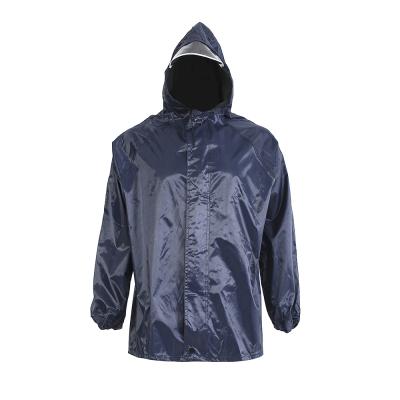 China Outdoor anti-static police raincoat for army with reflective tape for sale