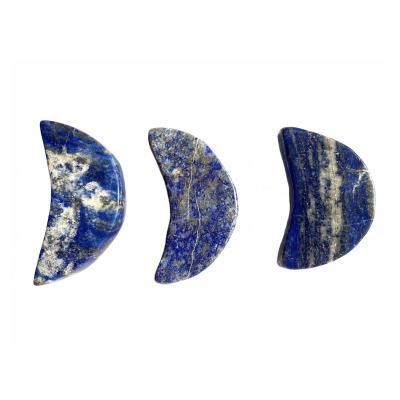 China China Wholesale Natural Moon Shaped Crystal Carving Lapis Lazuli Moons Healing Crystals Star For Home Decoration for sale