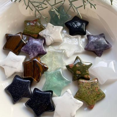 China Wholesale Natural Healing Crystal Carving Crystal Hand Carved Mini Crystal Star For Home Decoration from China for sale