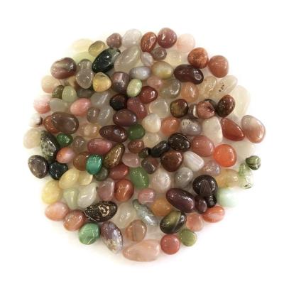 China China Wholesale Natural Cube Crystal Stones Mixed Agate Tumbled Crystal Tumbled Stone Healing Crystal for Decoration for sale