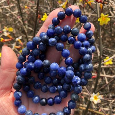 China Wholesale High Quality Bulk China Natural Crystal Sodalite Bracelets For Women Healing Energy for sale