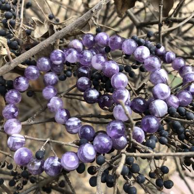 China Wholesale Natural Dream Bracelets Crystal Round Beads China Amethyst Bracelets For Gift for sale