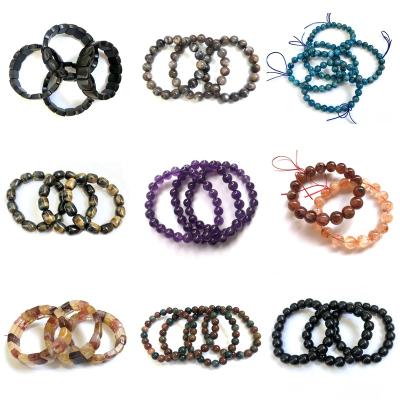 China Wholesale China Reiki Healing Crystal Natural Chakra Bracelets Women Men Girls Birthday Gifts for sale