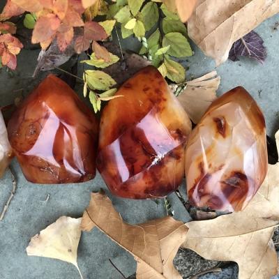 China Wholesale Natural Loose Crystals China Chakra Healing Reiki Stones Carnelian Flames For Home Decoration for sale