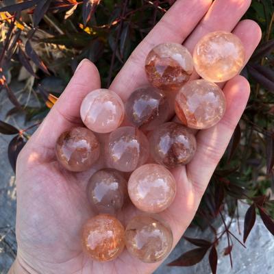 China Wholesale High Quality Quartz Mini Spheres Crafts Natural Healing Crystal Gemstone For Gift from China Fire for sale