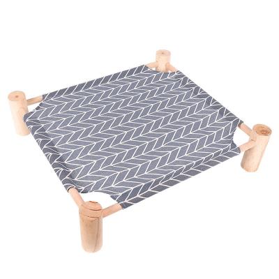 China Detachable And Washable Gray Pet Walking Beds Small Dog Cotton Fabric Cat Multicolor Creative Viable Mat Soft Summer Hammock Pet Walking Beds for sale