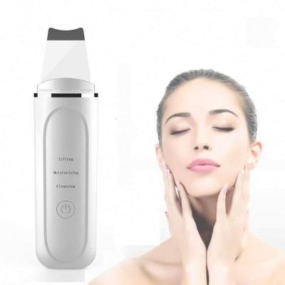 China Wireless Shovel Ultrasound DEEP CLEANSING Face Peeling Exfoliating Spatula Facial Ultrasonic Skin Portable Sonic Scrubber Beauty Machine for sale