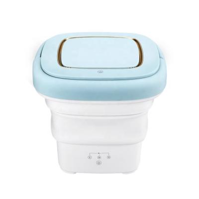 China Portable Small Baby Underwear Folding Cheap Automatic Electric Ultrasonic Folding Mini Bucket Washing Machine Sale for sale