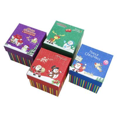 Chine Custom Luxury Set Recycled Logo Recycle Wholesale Custom Eco Santa Claus Christmas Gift Paper Box Materials Hot Sale à vendre