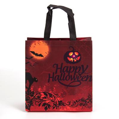 中国 Wholesale Eco-Friendly Halloween Bags Custom Eco Friendly Non Woven Bag Recycle Reusable Grocery PP Non Woven Bag 販売のため