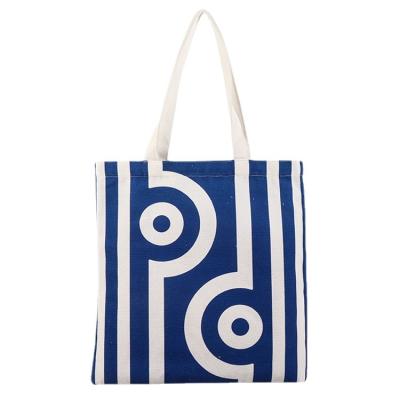 Κίνα Logo Advertising Bag Canvas Tote Wholesale Cotton Reusable Color Printing Reclycled Supply Shopping Bag προς πώληση