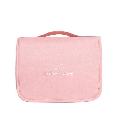 Chine Durable Portable Aviation Enabled Oxford Makeup Cosmetic Make Up Case Custom Cosmetic Bag With Hook And Loop Opening For Ladies à vendre