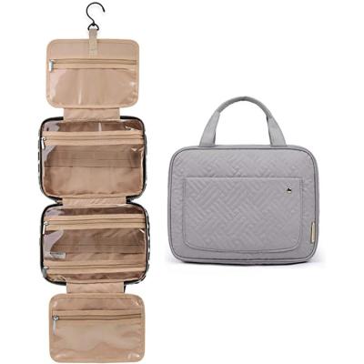 China Premium High Quality Durable Bathroom Shower Organizer Hanging Toiletry Cosmetics Makeup Travel Bag Travel Makeup Bag zu verkaufen