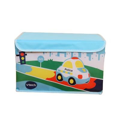 China Hot Selling Amazon Toy Cartoon Folding Storage Box Non Woven Fabric Hot Selling Child Cute Cute Storage Boxes en venta