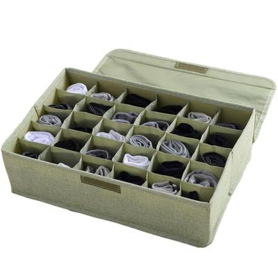 China High Quality Cotton Viable Canvas Storage Boxes Storage Box 30 Organizer Storage Box With Lid for sale