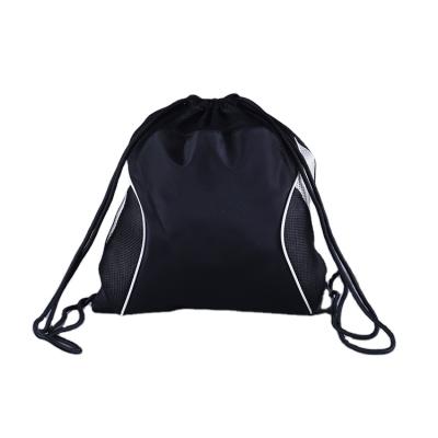 China Customized Logo High Quality Polyester Gym Waterproof Backpack Breathable Mesh Drawstring Bag For Sports Travel Te koop