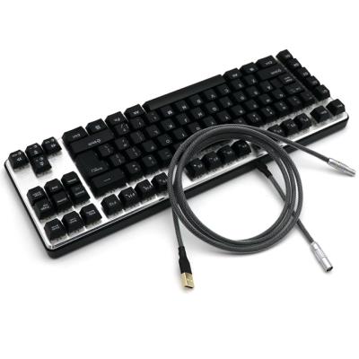 China COMPUTER Customized Dual Sleeved Mechanical Keyboard USB To Type C, Mini 5P, Micro Cables With OB Flyer for sale