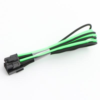 China Computer 30cm Customized 6+2 Pin To 8pin Graphics PCI-e Extension Cable for sale