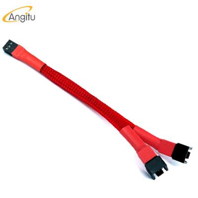 China High Quality COMPUTER Computer Motherboard CPU PWM 3pin/4pin Fan Y Splitter Cable Adapter for sale