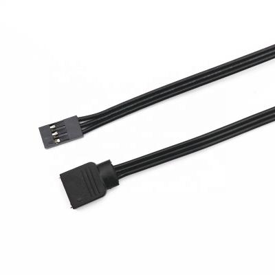 China COMPUTER Angitu 1007 Ribbon 22AWG GB 5V 3Pin VDG to RGB Adapter Cable-50cm for sale