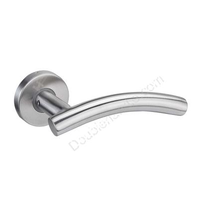 China Stainless Steel Trigeminal Leaning Door Handle Modern Special Shaped Wooden Door Handle for sale