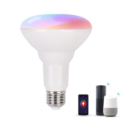 China Residential smart wifi led light bulb google remote control 12w e27 color dimmable for sale