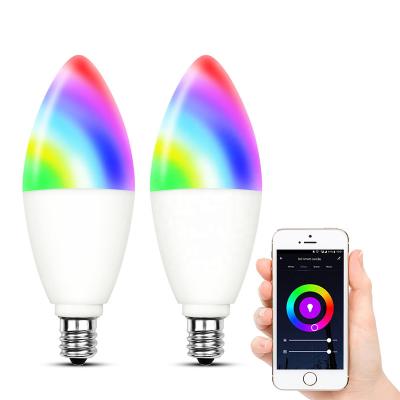 China Residential Amazon hot sale 8w 10w wifi smart led bulb rgbw for sale