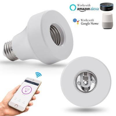 China Screw Bulb Adapter Base Converter E26/27 Lamp Holder Socket Works With Alexa Google Home for sale