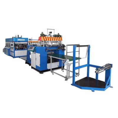 China JinXin brand automatic plastic vacuum forming cutting machine for sale