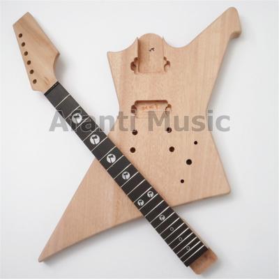 China New mahogany design! Afanti Music Shape DIY Electric Guitar EX Kit (AEX-003B) for sale