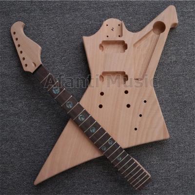 China New mahogany design! Afanti Music Shape DIY Electric Guitar EX Kit (AEX-004A) for sale