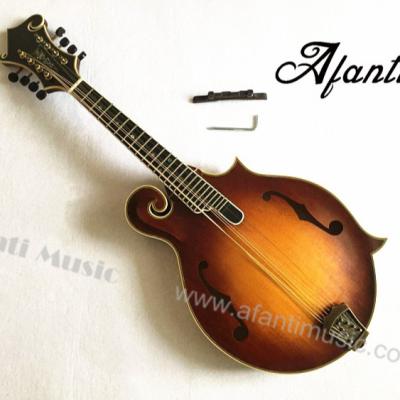 China Solid Fir Afanti Solid Fir /Solid Flamed Maple F Mandolin (AM-F85) for sale