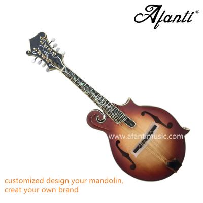 China Solid Fir Afanti AAA Solid Fir / Flamed Maple F Mandolin (AM-F95MK) for sale