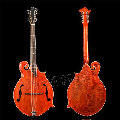 China Afanti Solid Spruce Solid Spruce Top / Solid Flamed Maple Back & Factory Mandocello (AMB-903) Sides / Afanti for sale