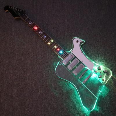 China Afanti Music FB Series Acrylic Body Electric Guitar With Changing LED Lights (PAG-140) for sale