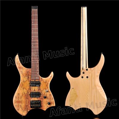 China Afanti Music Factory Mahogany/Mahogany Body, Maple Neck Headless Electric Guitar (AWT-718) for sale