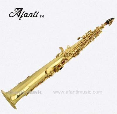 China Gold Lacquer Afanti Soprano Saxophone (ASS-2000G) for sale