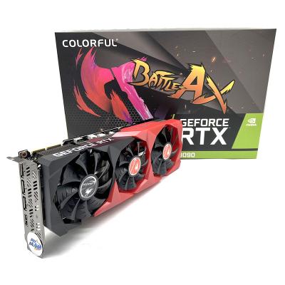 China Wholesale Colorful Graphics Card RTX 3090 24GB Video AX GPU 3090 Workstation Battles for sale