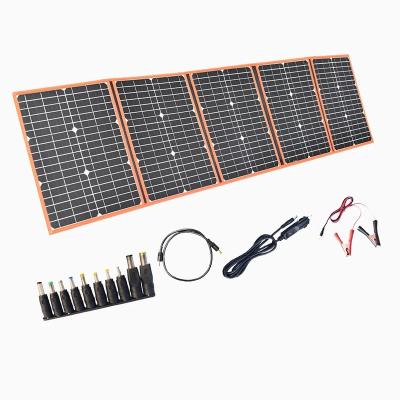 China Portable Foldable Photovoltaic Monocrystalline Silicon Solar Panel 18v 40w 60W 80W 100W Panel Kit Battery Phone Charger for sale