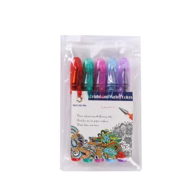 China Christmas Pen Cute Mini Glitter Gel Pen Set Best Gift for Kids Non-Toxic Painting Pens for sale