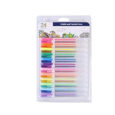 China Glitter Pen Cute Kawaii Pen Set School Stationery Best Smooth Painting 2021 Christmas Gift For Kids for sale