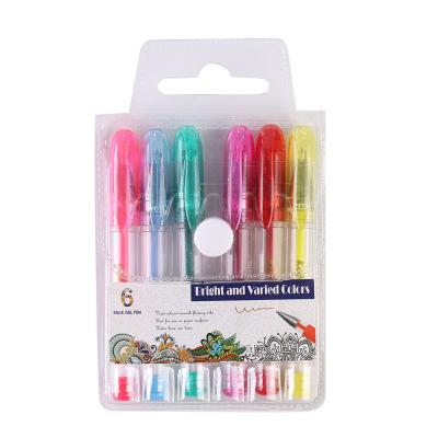 China Glitter Amazon Hot Sale Gel Ink Pen Customized Pen Color Gel Pen for sale