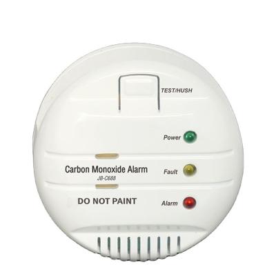 China ABS Or Other Plastic LCD Display Battery Powered Carbon Monoxide Detector Small Mode Size CO ALARM for sale