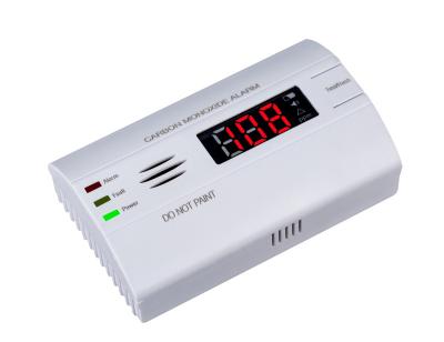 China Indoor Carbon Monoxide Alarm With EN50291 Approved With Home Security Alarm CO Battery Operated Alarm for sale