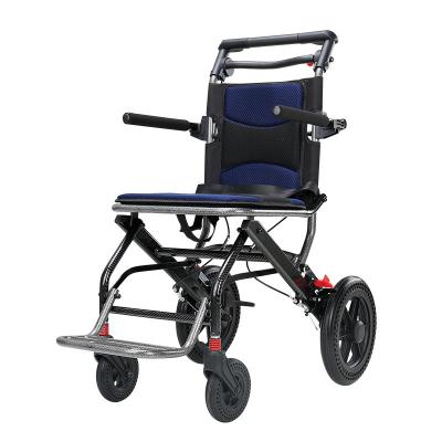 China Folding Body Wheelchair Aluminum Alloy Portable Ultralight Mopeds Small Into Older Single Scooter Manual Small Travel Home for sale