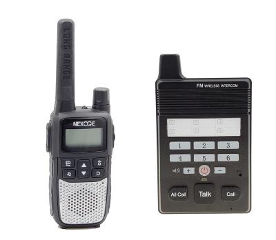 China UHF VHF Top Quality Black Handheld Talk Range 500M Indoor /12 Kilometer Outdoor Wireless Intercom SK108+ NXK230 462-467Mhz /446Mhz/409Mhz for sale