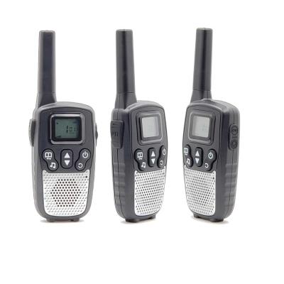 China New Product YES Vibra Call UHF Black Handheld Talk Range 10 Km 462-467Mhz /446Mhz/409Mhz Walkie Talkie for sale